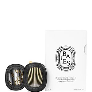 diptyque Baies (Berries) Car Fragrance Diffuser and Refill Insert Set 0.07 oz.- 3629090