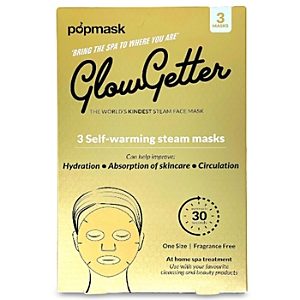 PopBand Glowgetter Self-Warming Steam Masks, Set of 3- 4547964