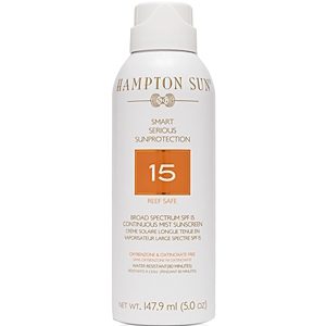 Hampton Sun Broad Spectrum Spf 15 Continuous Mist Sunscreen 5 oz.- 699591