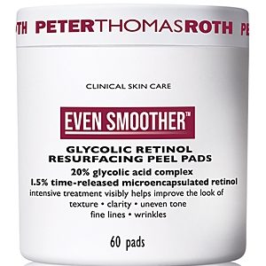 Peter Thomas Roth Even Smoother Glycolic Retinol Resurfacing Peel Pads- 4679736