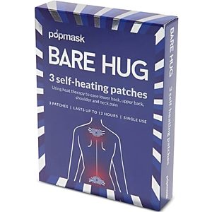 PopBand Popmask Even Bigger Hug Self-Heating Patches, Set of 3- 4682950
