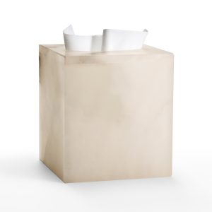 Alisa Alabaster Tissue Cover, Cream- sku174270627