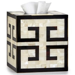 Greek Key Tissue Box Cover- sku177000431