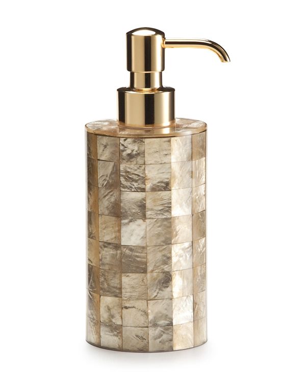 Capiz Champagne Pump Dispenser- sku185530993