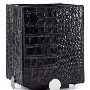Discus Black Wastebasket- sku185530791