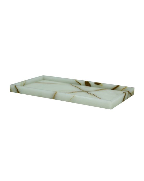 Eris Collection Light Green Onyx Large Vanity Tray- sku191850540