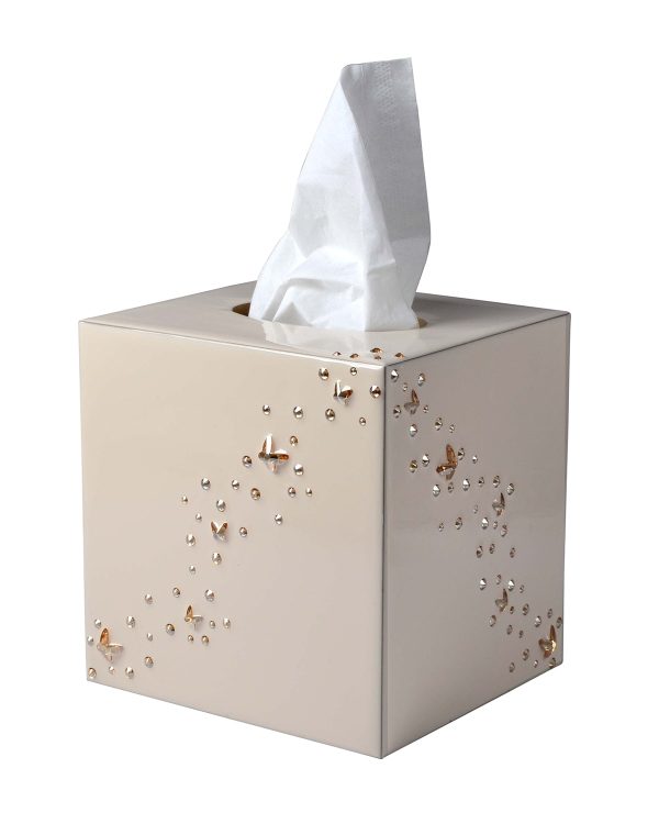Valencia Boutique Tissue Box with Swarovski Crystals- sku204155307