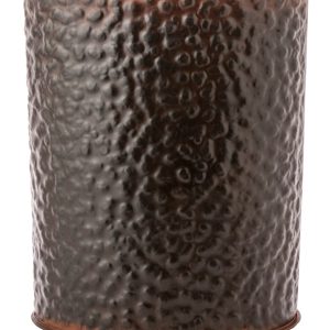 Oval Natural Iron Wastebasket- sku194561311