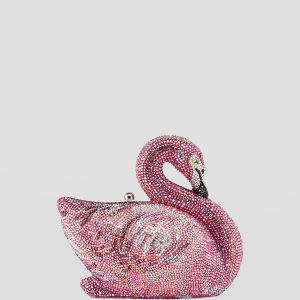 Avalon Flamingo Crystal Clutch Bag- sku171991225
