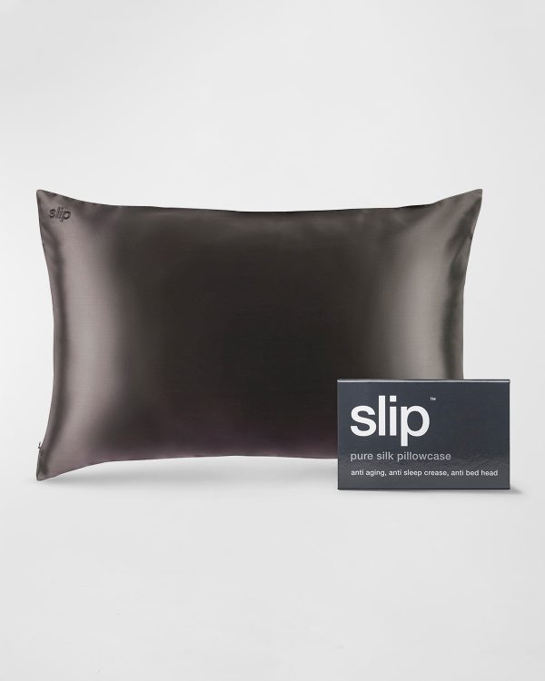 Pure Silk Pillowcase, Queen- sku177730703