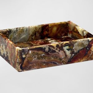 Petrified Wood Soap Dish- sku157560489