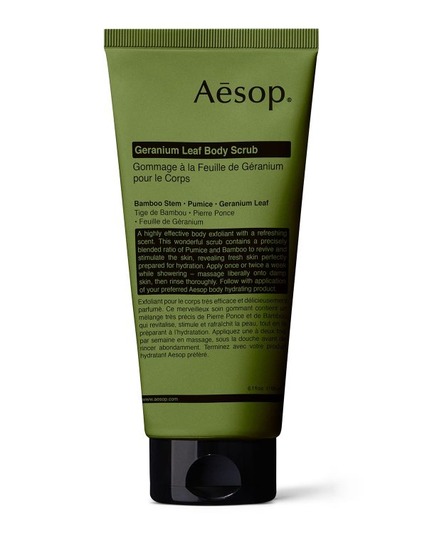 6 oz. Geranium Leaf Body Scrub- sku187770142