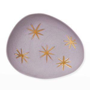 Lilac Star Porcelain Ring Dish- sku193420737