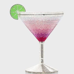 Martini Cosmopolitan Crystal Clutch Minaudiere- sku200021986
