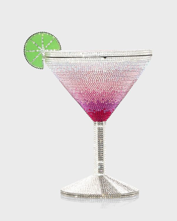 Martini Cosmopolitan Crystal Clutch Minaudiere- sku200021986
