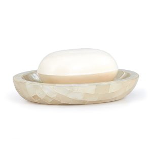 White Agate Soap Dish- sku200368299