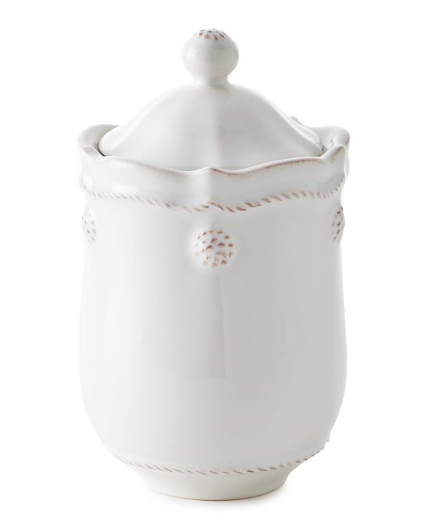 Berry & Thread Whitewash Lidded Jar- sku200050703