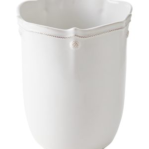 Wastebasket Berry and Thread Whitewash- sku200050790