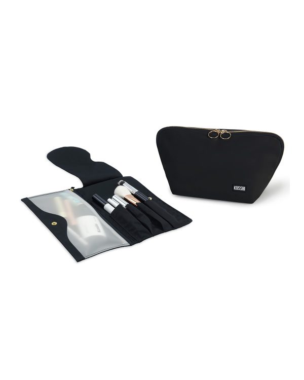 Signature Makeup Bag with Pocket Organizer, Nylon- sku202482244