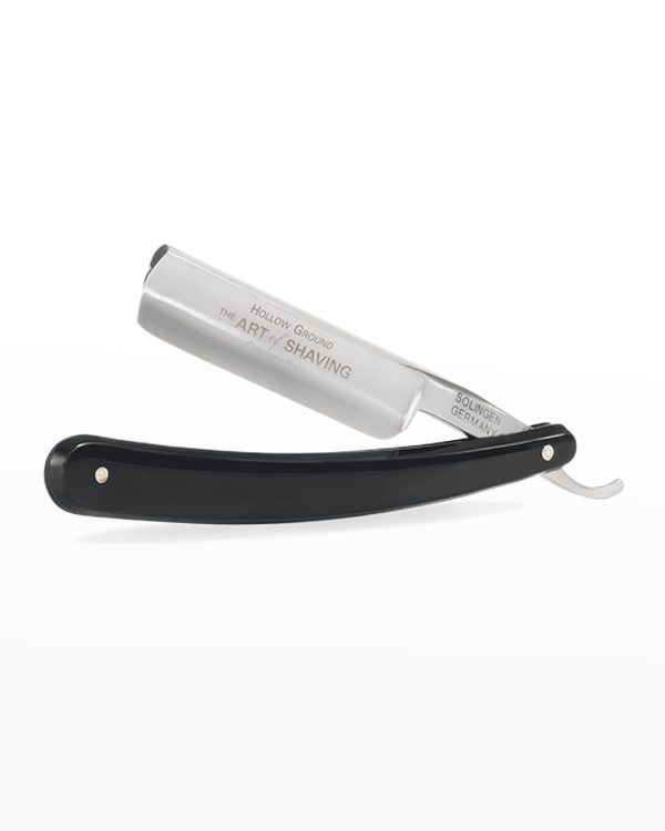 Exclusive Straight Razor with Black Handle- sku206791304