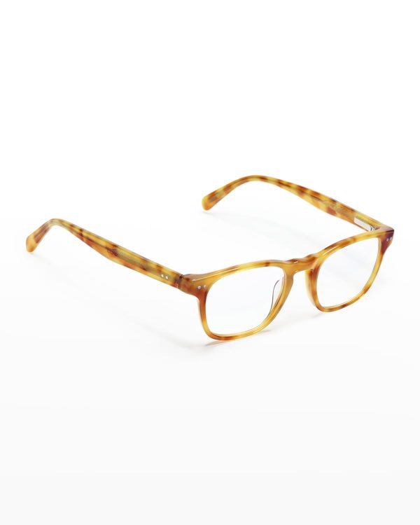 Old Sport Rectangular Acetate Readers- sku207962305