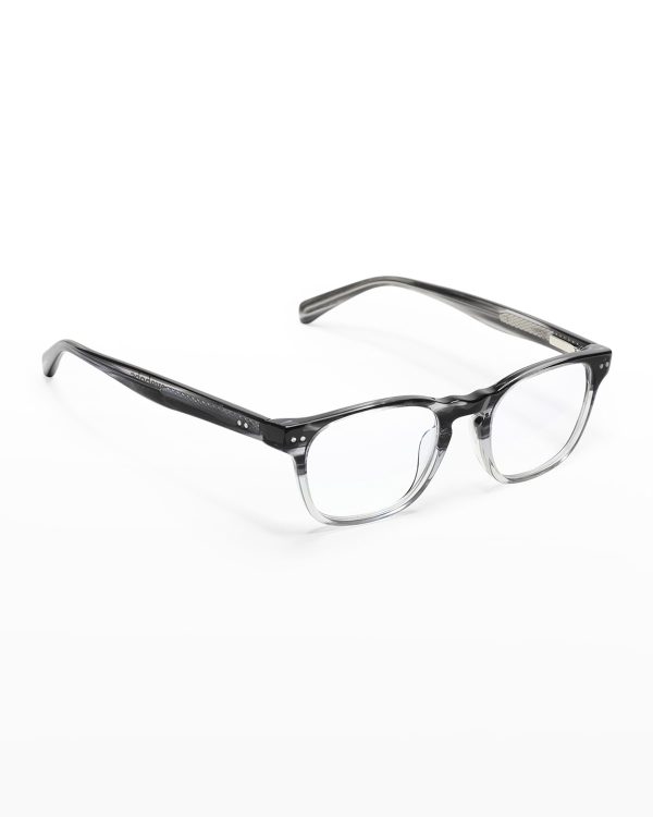 Old Sport Rectangular Acetate Readers- sku207962509