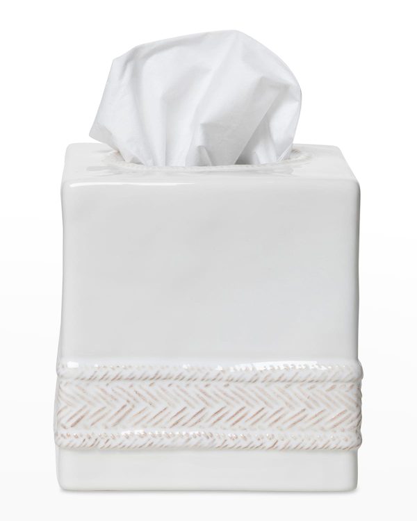 Le Panier Whitewash Tissue Box Cover- sku208441889