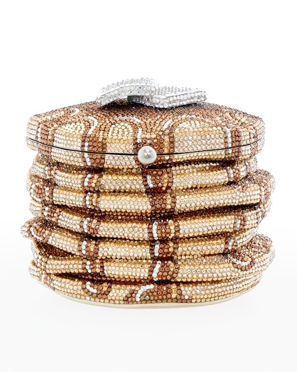 Pancakes Crystal Minaudiere Bag- sku209481847