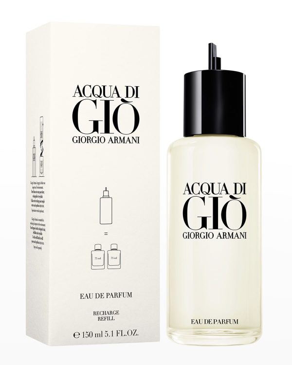 Acqua di Gio For Men Eau de Parfum Refill, 5.1 oz.- sku210200598
