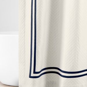 Ribbons Diamante Shower Curtain, 72x72- sku211650153