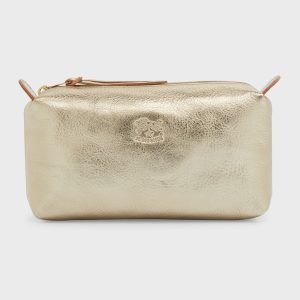 Classic Zip Leather Cosmetic Bag- sku211751044