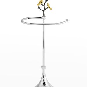 Gold Orchid Fingertip Towel Stand- sku212180703