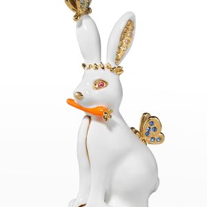 x Monica Rich Kosann Sparkling Hare Solid Perfume Compact - Beautiful Magnolia- sku213010861