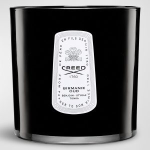 3.7 lb. Birmanie Oud Large Leather Candle- sku213430217