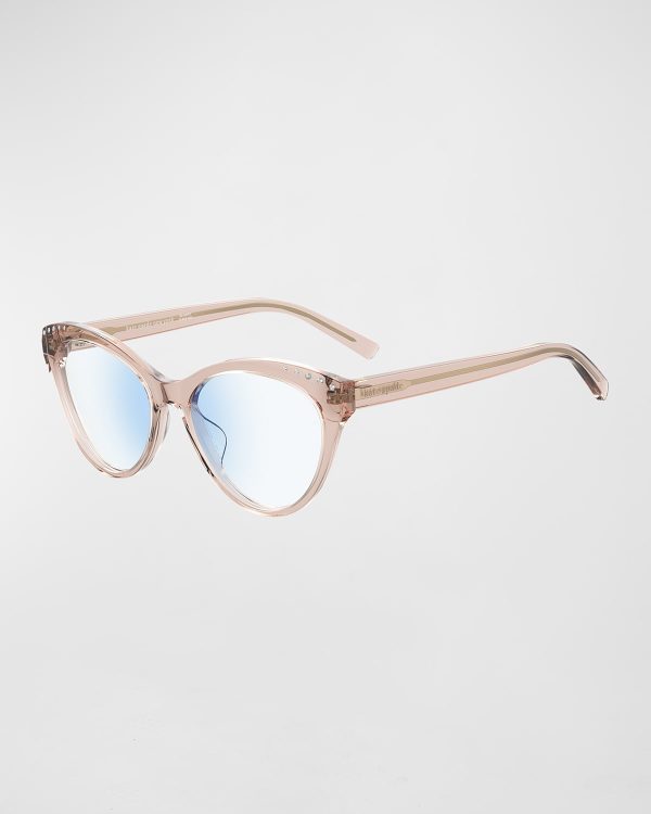 xara blue light blocking plastic cat-eye glasses- sku213711329