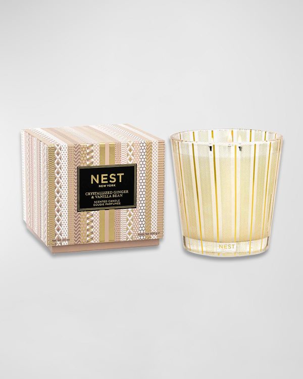 21.2 oz. Crystallized Ginger & Vanilla Bean 3-Wick Candle- sku214150017