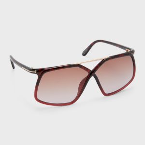 Blue Blocking Mixed-Media Butterfly Glasses- sku217561838
