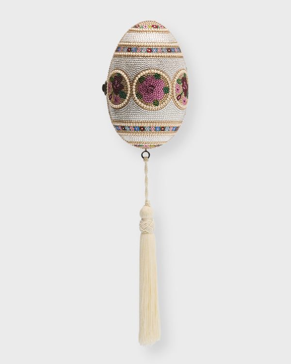 Mosaic Crystal Egg Clutch Bag- sku221640269