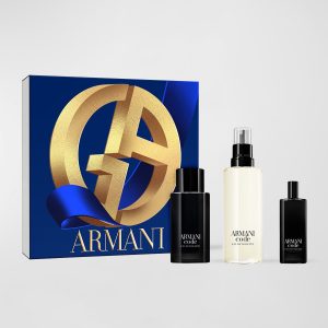 Men's 3-Pc. Armani Code Eau de Toilette Holiday Gift Set (Refillable)- sku221950642