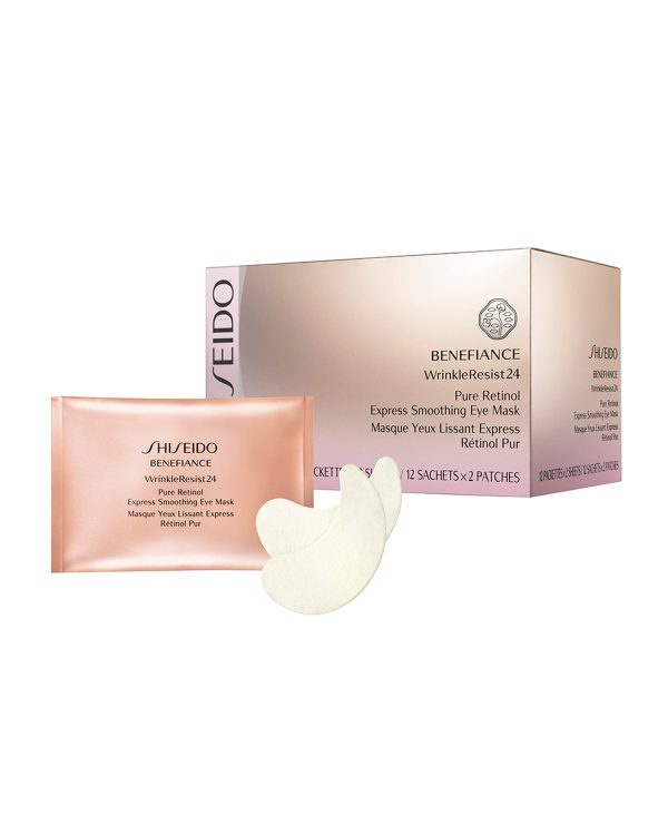 Benefiance WrinkleResist24 Pure Retinol Express Smoothing Eye Masks, 12 Sets- sku160835644
