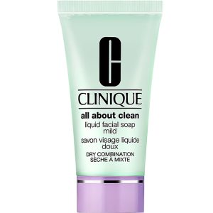 Clinique Mini All About Clean Liquid Facial Soap Mild for Dry to Dry/Combination Skin 1 oz.