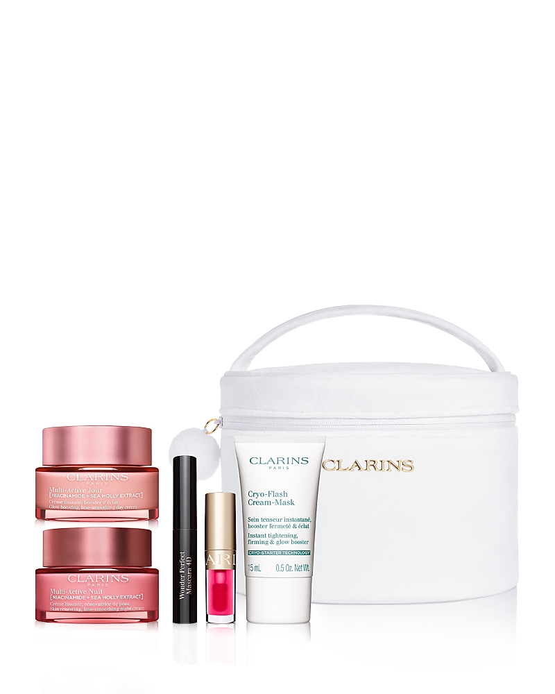 Clarins Multi-Active Luxury Set for Lines, Pores, Glow ($169 value)