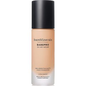 bareMinerals Barepro 24HR Wear Skin Perfecting Matte Liquid Foundation Mineral Spf 20 Pa++