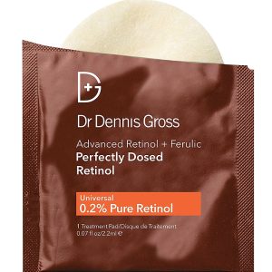 Dr. Dennis Gross Skincare Advanced Retinol + Ferulic Perfectly Dosed Retinol Peel (Universal 0.2% Pure Retinol), Set of 8