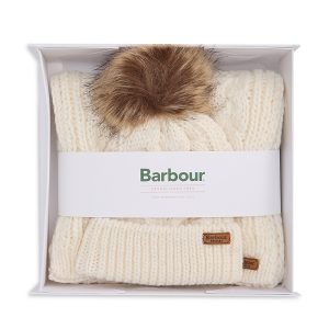 Barbour Penshaw Beanie & Scarf Set