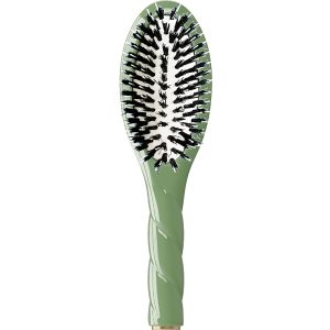 La Bonne Brosse N.02 The Small Essential Care & Detangling Hair Brush - Almond Green