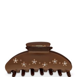 Emi Jay Big Effing Hair Clip in Pink Pearl