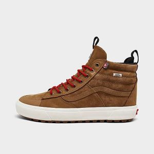 Vans Sk8-Hi MTE-2 Casual Shoes in Beige/Chipmunk Size 9.0 Leather - 3190740