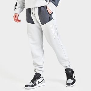 Hoodrich Men&apos;s OG Aspire Jogger Pants in Grey/Oyster Size 2XL 100% Cotton/Fleece - 5808956
