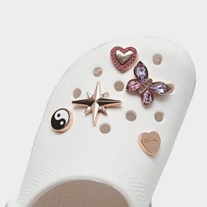 Crocs Jibbitz Pink And Gold Charms (5-Pack) - 8204101
